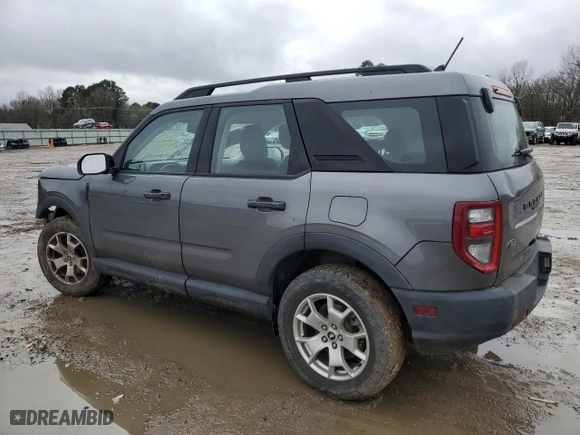 2022 Ford Bronco Sport with VIN 3FMCR9A63NRD04257, listed as a Copart auction lot 45187715 with 48,608 mi miles and Salvage Title. Bid and sale history available at carsss.com. Image 2.
