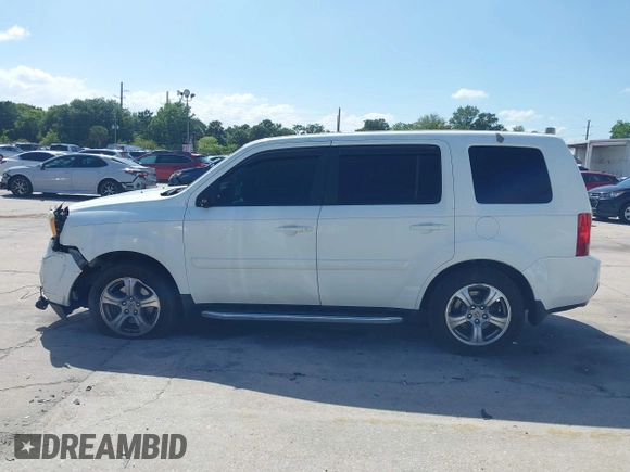 2014 Honda Pilot EX-L with VIN 5FNYF3H75EB015607, listed as a IAAI auction lot 41935074 with 110,713 mi miles and . Bid and sale history available at carsss.com. Image 14.