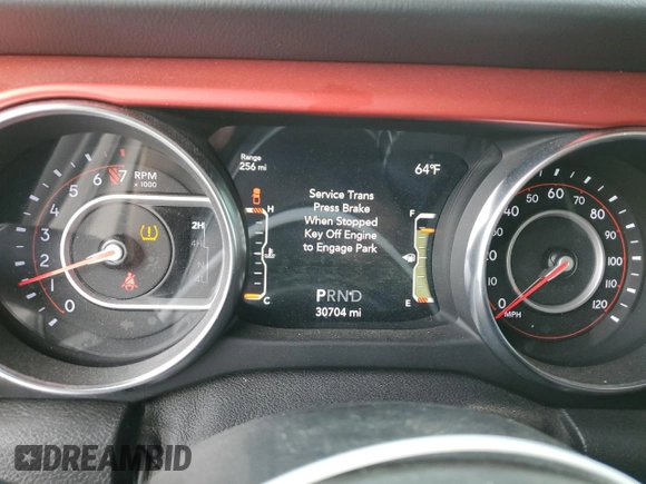 2020 Jeep Gladiator Rubicon z VIN 1C6JJTBG3LL156802, wystawiony jako Copart lot #48904865 z przebiegiem 30 704 mil mil oraz Szkoda całkowita • Salvage title. Historia ofert i sprzedaży dostępna na DreamBid. Obrazek 9.