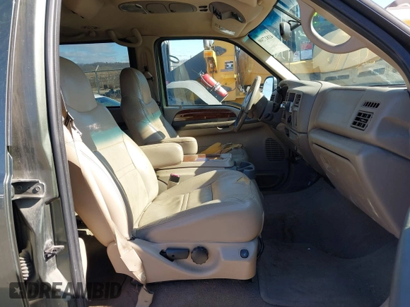 2001 Ford Excursion Limited with VIN 1FMNU43S21EA39638, listed as a IAAI auction lot 41817300 with 191,354 mi miles and . Bid and sale history available at DreamBid. Image 5.