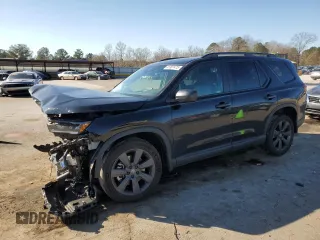 2023 Honda Pilot Sport with VIN 5FNYG1H30PB013958, listed as a Copart auction lot 41387475 with 56,402 mi miles and Salvage Title. Bid and sale history available at carsss.com. Image 1.