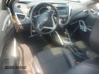 2013 Hyundai Veloster w/Black Int with VIN KMHTC6AD7DU134443, listed as a Copart auction lot 59295275 with 137,106 mi miles and Salvage title. Bid and sale history available at DreamBid. Image 8.