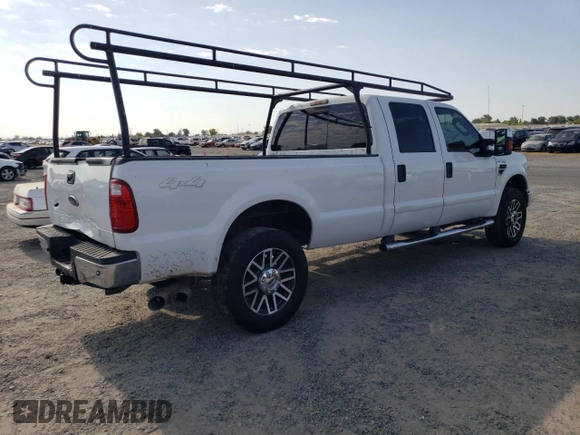 2008 Ford F-350 XL with VIN 1FTWW31R38EB93931, listed as a Copart auction lot 62868435 with 203,044 mi miles and Clean title. Bid and sale history available at DreamBid. Image 3.