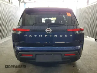 2025 Nissan Pathfinder SV with VIN 5N1DR3BAXSC203358, listed as a Copart auction lot 65569345 with 22,134 mi miles and Clean title. Bid and sale history available at DreamBid. Image 6.