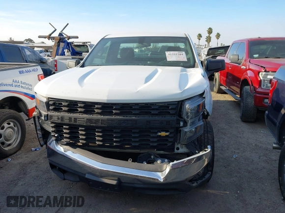 2020 Chevrolet Silverado 1500 Work Truck with VIN 3GCNWAEF2LG263811, listed as a IAAI auction lot 41201584 with 40,165 mi miles and . Bid and sale history available at DreamBid. Image 12.