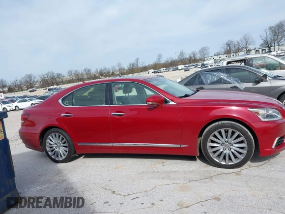 2013 Lexus LS 460 with VIN JTHBL5EF5D5121592, listed as a IAAI auction lot 41821080 with 169,055 mi miles and . Bid and sale history available at DreamBid. Image 13.