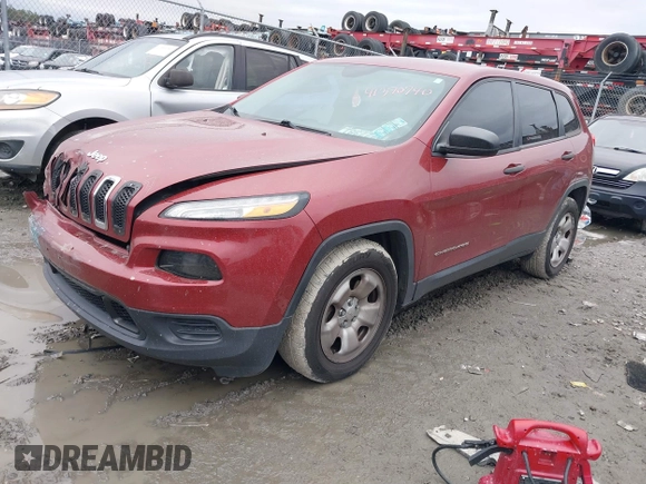 2015 Jeep Cherokee Sport z VIN 1C4PJLAB6FW712905, wystawiony jako IAAI lot #41370740 z przebiegiem 111 483 mil mil oraz . Historia ofert i sprzedaży dostępna na DreamBid. Obrazek 17.