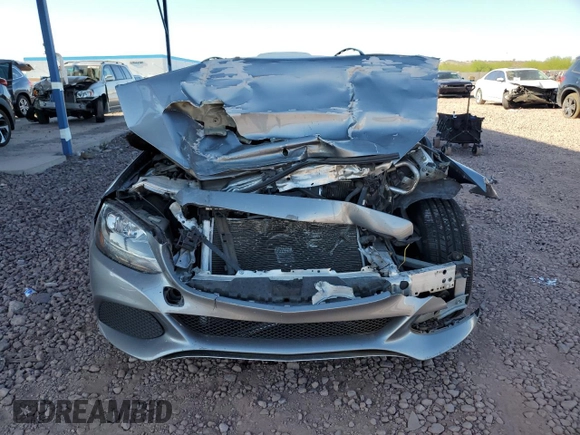 2016 Mercedes-Benz C 300 with VIN 55SWF4JB7GU109002, listed as a Copart auction lot 58001245 with 109,289 mi miles and Salvage title. Bid and sale history available at DreamBid. Image 5.