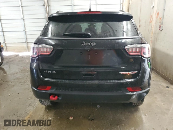 2020 Jeep Compass Trailhawk with VIN 3C4NJDDB0LT159324, listed as a Copart auction lot 50961595 with 86,446 mi miles and Salvage Title. Bid and sale history available at carsss.com. Image 6.
