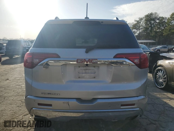 2019 GMC Acadia Denali with VIN 1GKKNPLS5KZ237568, listed as a Copart auction lot 45742705 with 129,737 mi miles and Salvage Title. Bid and sale history available at carsss.com. Image 6.
