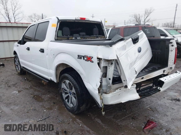 2019 Ford F-150 XL with VIN 1FTEW1C52KKD70455, listed as a IAAI auction lot 41457239 with 97,295 mi miles and . Bid and sale history available at DreamBid. Image 3.