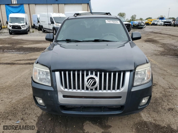 2009 Mercury Mariner Premier with VIN 4M2CU97G39KJ23120, listed as a Copart auction lot 74770224 with 143,893 mi miles and Clean Title. Bid and sale history available at carsss.com. Image 5.