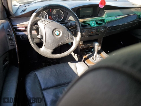 2006 BMW 5 Series 530xi with VIN WBANF73516CU19452, listed as a Copart auction lot 47118735 with 146,502 mi miles and Salvage Title. Bid and sale history available at DreamBid. Image 8.