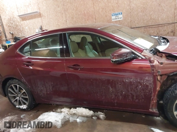 2015 Acura TLX Advance z VIN 19UUB3F70FA010680, wystawiony jako IAAI lot #41609571 z przebiegiem 123 004 mil mil oraz . Historia ofert i sprzedaży dostępna na DreamBid. Obrazek 13.