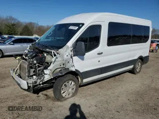 2019 Ford Transit Passenger XL z VIN 1FBAX2CM3KKB25340, wystawiony jako Copart lot #47473935 z przebiegiem 190 956 mil mil oraz Szkoda całkowita • Salvage title. Historia ofert i sprzedaży dostępna na DreamBid. Obrazek 1.
