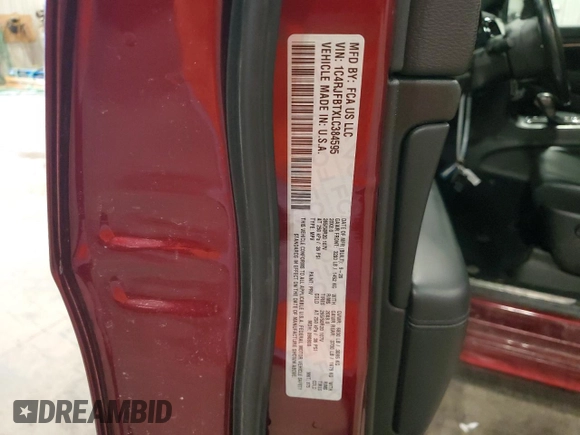 2020 Jeep Grand Cherokee Limited X z VIN 1C4RJFBTXLC384595, wystawiony jako Copart lot #46105075 z przebiegiem 64 034 mil mil oraz Czysty tytuł • Clean title. Historia ofert i sprzedaży dostępna na DreamBid. Obrazek 13.