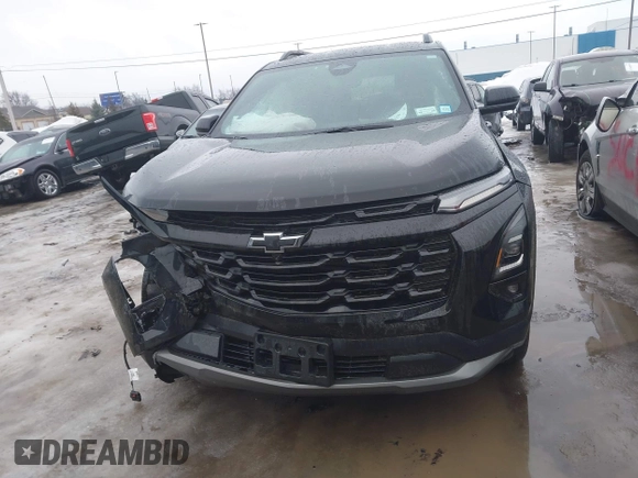 2025 Chevrolet Equinox AWD LT with VIN 3GNAXPEG0SL135474, listed as a IAAI auction lot 41656451 with 2,242 mi miles. Bid and sale history available at carsss.com. Image 12.