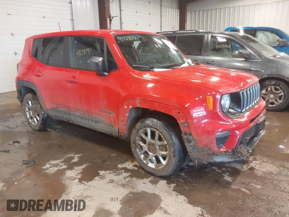 2023 Jeep Renegade Upland with VIN ZACNJDB11PPP16097, listed as a IAAI auction lot 41618191 with 47,939 mi miles and . Bid and sale history available at DreamBid. Image 1.