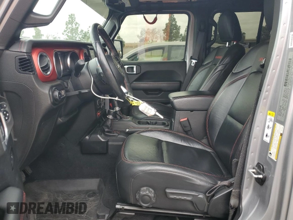 2018 Jeep Wrangler Unlimited Rubicon with VIN 1C4HJXFN7JW211402, listed as a Copart auction lot 53401925 with 79,041 mi miles and Salvage title. Bid and sale history available at DreamBid. Image 7.
