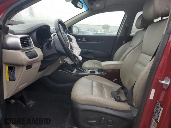 2016 Kia Sorento EX with VIN 5XYPHDA17GG128925, listed as a Copart auction lot 57088935 with 82,929 mi miles and Clean title. Bid and sale history available at DreamBid. Image 7.