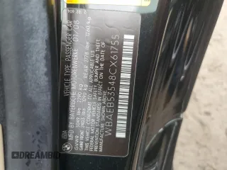 2008 BMW 6 Series 650i with VIN WBAEB53548CX61755, listed as a Copart auction lot 75056964 with 0 mi miles and Salvage Title. Bid and sale history available at carsss.com. Image 13.