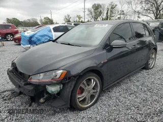 2016 Volkswagen Golf GTI Autobahn w/Performance Pkg with VIN 3VW447AU4GM047374, listed as a Copart auction lot 48189675 with 81,632 mi miles and Salvage Title. Bid and sale history available at carsss.com. Image 1.