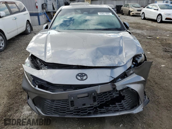2025 Toyota Camry LE with VIN 4T1DAACK5SU527315, listed as a Copart auction lot 43651805 with 11,085 mi miles and Salvage Title. Bid and sale history available at DreamBid. Image 5.