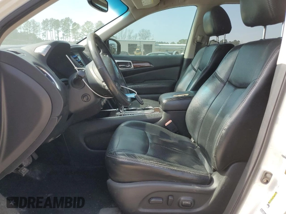 2014 Nissan Pathfinder Platinum with VIN 5N1AR2MNXEC679465, listed as a Copart auction lot 46232425 with 225,699 mi miles and Salvage title. Bid and sale history available at DreamBid. Image 7.