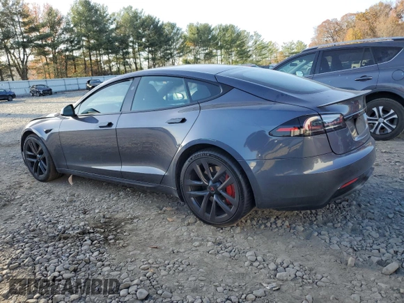 2023 Tesla Model S Plaid с VIN 5YJSA1E60PF508053, выставлен на аукционе Copart как лот 78726204 с пробегом Не указан миль и Списание • Salvage title. История ставок и продаж доступна на DreamBid. Изображение 2.