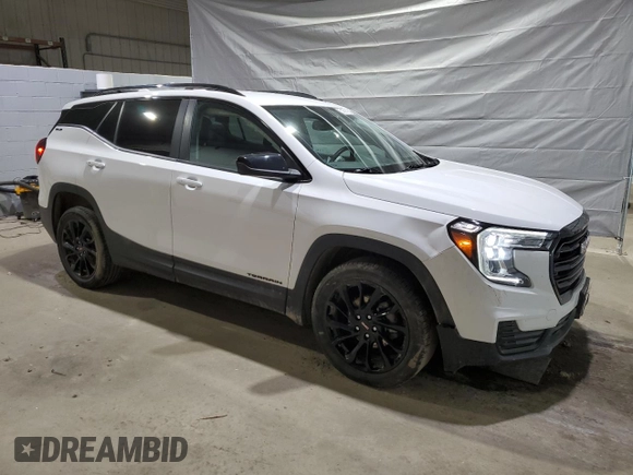 2024 GMC Terrain SLE z VIN 3GKALMEG7RL141287, wystawiony jako Copart lot #51591125 z przebiegiem 25 241 mil mil oraz Szkoda całkowita • Salvage title. Historia ofert i sprzedaży dostępna na DreamBid. Obrazek 4.