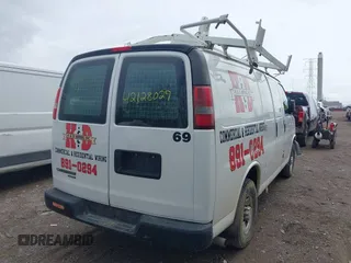 2016 Chevrolet Express Cargo with VIN 1GCWGAFF5G1261197, listed as a IAAI auction lot 42128029 with 117,535 mi miles and . Bid and sale history available at DreamBid. Image 4.