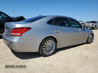 2014 Hyundai Equus Signature z VIN KMHGH4JH7EU076653, wystawiony jako Copart lot #52243345 z przebiegiem 97 934 mil mil oraz Czysty tytuł • Clean title. Historia ofert i sprzedaży dostępna na DreamBid. Obrazek 3.