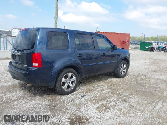 2012 Honda Pilot EX-L with VIN 5FNYF4H79CB004810, listed as a IAAI auction lot 42127547 with 143,461 mi miles and . Bid and sale history available at DreamBid. Image 4.