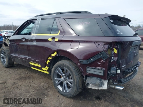 2023 Ford Explorer XLT with VIN 1FMSK8DH7PGB42506, listed as a IAAI auction lot 41610279 with 30,803 mi miles and . Bid and sale history available at carsss.com. Image 19.