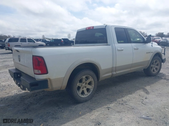 2010 Dodge Ram 1500 SLT with VIN 1D7RB1GT8AS127064, listed as a IAAI auction lot 41790917 with 280,000 mi miles. Bid and sale history available at carsss.com. Image 4.