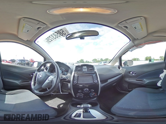 2016 Nissan Note S with VIN 3N1CE2CPXGL395968, listed as a Copart auction lot 58583725 with 144,252 mi miles and Salvage title. Bid and sale history available at DreamBid. Image 15.