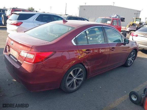 2016 Subaru Legacy 2.5i Limited with VIN 4S3BNBN60G3054653, listed as a IAAI auction lot 40288435 with 100247 miles. Bid and sale history available at carsss.com. Image 4.