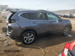 2019 Honda CR-V EX with VIN 5J6RW2H57KL035955, listed as a Copart auction lot 48019615 with 42,107 mi miles and Salvage Title. Bid and sale history available at DreamBid. Image 3.
