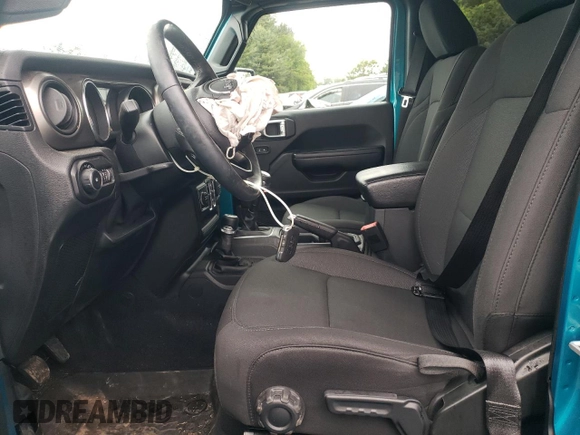 2020 Jeep Wrangler Unlimited Sport S z VIN 1C4HJXDG8LW163366, wystawiony jako Copart lot #57572465 z przebiegiem 57 672 mil mil oraz Szkoda całkowita • Salvage title. Historia ofert i sprzedaży dostępna na DreamBid. Obrazek 7.