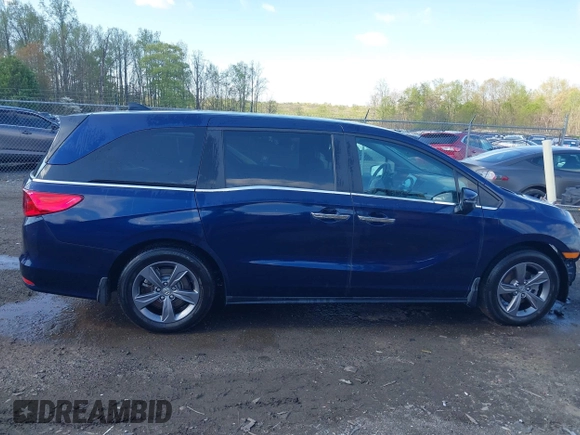 2022 Honda Odyssey EX with VIN 5FNRL6H56NB048063, listed as a IAAI auction lot 41972411 with 19,973 mi miles and . Bid and sale history available at DreamBid. Image 14.
