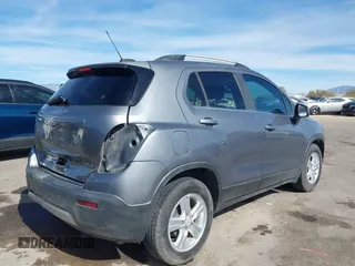 2015 Chevrolet Trax LT with VIN KL7CJLSB7FB149719, listed as a IAAI auction lot 41476232 with 130,337 mi miles. Bid and sale history available at carsss.com. Image 4.
