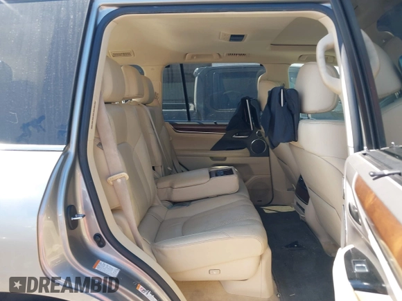 2016 Lexus LX 570 with VIN JTJHY7AX5G4219178, listed as a IAAI auction lot 41780927 with 147,642 mi miles and . Bid and sale history available at DreamBid. Image 8.