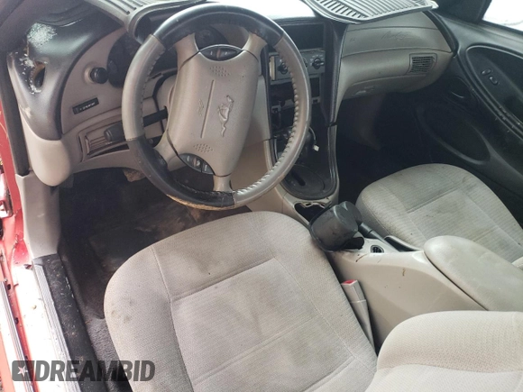 2000 Ford Mustang with VIN 1FAFP4445YF235471, listed as a Copart auction lot 44600335 with 0 mi miles and Salvage Title. Bid and sale history available at carsss.com. Image 8.