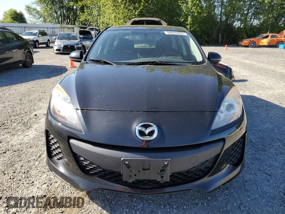 2012 Mazda 3 i Touring with VIN JM1BL1L8XC1628217, listed as a Copart auction lot 58494425 with 62,727 mi miles and Salvage title. Bid and sale history available at DreamBid. Image 5.