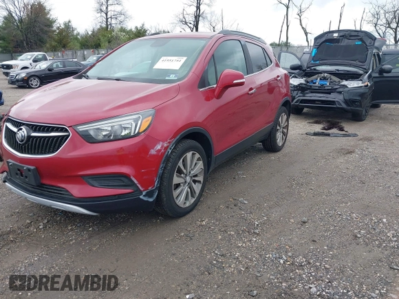 2017 Buick Encore Preferred with VIN KL4CJASB8HB057197, listed as a IAAI auction lot 41951751 with 86,217 mi miles and . Bid and sale history available at DreamBid. Image 22.