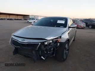 2012 Kia Optima Hybrid with VIN KNAGM4AD0C5016344, listed as a IAAI auction lot 41609544 with 149,986 mi miles. Bid and sale history available at carsss.com. Image 6.