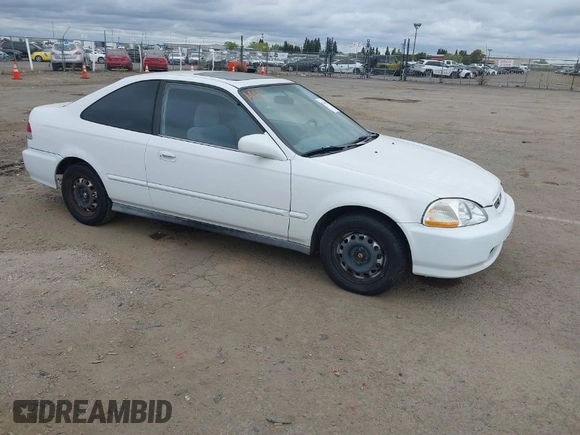 1997 Honda Civic EX z VIN 1HGEJ8143VL028501, wystawiony jako IAAI lot #42058395 z przebiegiem 129 401 mil mil oraz . Historia ofert i sprzedaży dostępna na DreamBid. Obrazek 1.