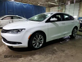 2016 Chrysler 200 S with VIN 1C3CCCBGXGN121894, listed as a Copart auction lot 83615744 with 115,326 mi miles and Clean Title. Bid and sale history available at carsss.com. Image 1.