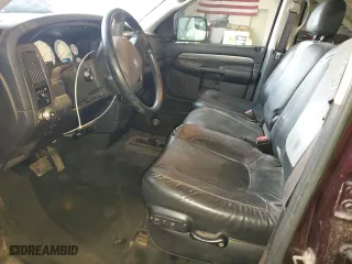 2005 Dodge Ram 2500 SLT with VIN 3D7KS28D95G705457, listed as a Copart auction lot 47731045 with 124,560 mi miles and Salvage Title. Bid and sale history available at carsss.com. Image 7.