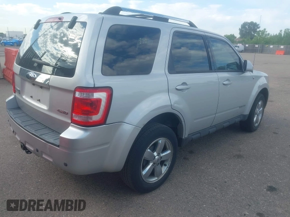 2008 Ford Escape Limited with VIN 1FMCU94188KC82232, listed as a IAAI auction lot 42489478 with 118,460 mi miles and . Bid and sale history available at DreamBid. Image 4.